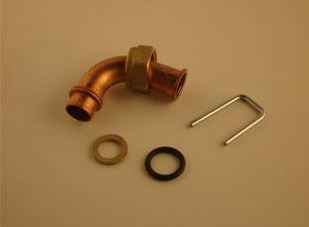 DHW INLET/OUTLET PIPE KIT ISAR