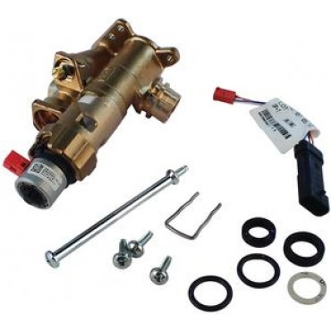 Diverter valve, brass, with adaptor (Rpls 178978) Ecotec 