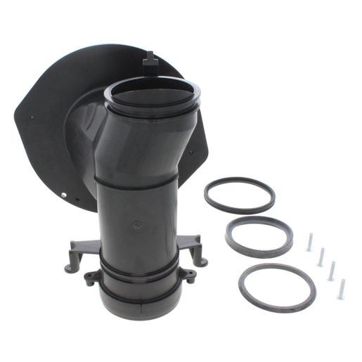 Adapter, flue gas