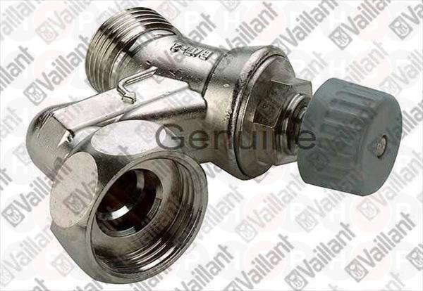 Cold water connection valve
